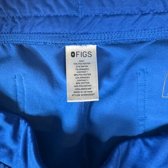 FIGS Technical Collection Zamora Jogger Scrub Pants XL/T XL Tall Royal Blue 1812 - Picture 4 of 6